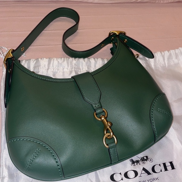 Coach Hamptons Hobo Hunter Green - Coach Originals - Picture 2 of 13